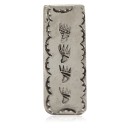 Navajo Bear Paw Nickel Handmade Native American Money Clip 11268-6
