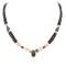 Navajo Certified Authentic .925 Sterling Silver Natural Graduated Heishi Turquoise Native American Necklace 15948-0