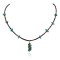 Navajo Certified Authentic .925 Sterling Silver Natural Heishi Turquoise Native American Necklace 15948-2