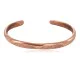 Navajo Feather Handmade Pure Copper Native American Baby Bracelet 13146-4 Navajo Feather Handmade Pure Copper Native American Baby Bracelet 13146-4