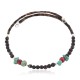 Navajo Certified Authentic Natural Agate Heishi Coral Native American Adjustable Wrap Bracelet 13151-16