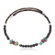 Navajo Natural Agate Heishi Coral Native American Adjustable Wrap Bracelet 13151-16 Navajo Natural Agate Heishi Coral Native American Adjustable Wrap Bracelet 13151-16