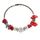 Navajo Natural Turquoise Heishi Coral Native American Adjustable Wrap Bracelet 13139-10 Navajo Natural Turquoise Heishi Coral Native American Adjustable Wrap Bracelet 13139-10