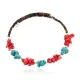 Navajo Natural Turquoise Heishi Coral Native American Adjustable Wrap Bracelet 13151-67 Navajo Natural Turquoise Heishi Coral Native American Adjustable Wrap Bracelet 13151-67