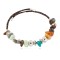 Navajo Certified Authentic Natural Turquoise Heishi Multicolor Native American Adjustable Wrap Bracelet 13139-8