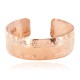 Navajo Hammered Horse Handmade Certified Authentic Pure Copper Native American Bracelet 13032