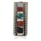 Navajo Handmade Certified Authentic .925 Sterling Silver Inlaid Natural Black Onyx Mother of Pearl Spiny Oyster Turquoise Native American Nickel Money Clip 91001-2