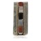 Navajo Handmade Certified Authentic .925 Sterling Silver Inlaid Natural Black Onyx Spiny Oyster Mother of Pearl Native American Nickel Money Clip 91003-5