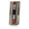 Navajo Handmade Certified Authentic .925 Sterling Silver Inlaid Natural Mother of Pearl Black Onyx Spiny Oyster Native American Nickel Money Clip 91003-7