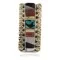 Navajo Handmade .925 Sterling Silver Inlaid Natural Turquoise Mother of Pearl Spiny Oyster Black Onyx Native American Nickel and Brass Money Clip 91001-1