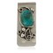 Navajo Handmade Certified Authentic .925 Sterling Silver Natural Carico Lake Native American Nickel Money Clip 91005-1