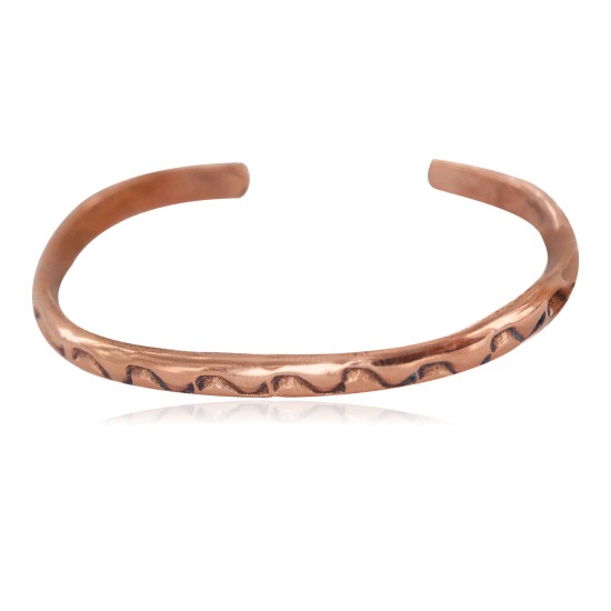 Navajo Handmade Certified Authentic Pure Copper Native American Baby Bracelet 13146-11 Navajo Handmade Certified Authentic Pure Copper Native American Baby Bracelet 13146-11
