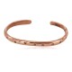 Navajo Handmade Certified Authentic Pure Copper Native American Baby Bracelet 13146-9