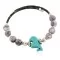 Navajo Horse Natural Heishi Resin Agate Native American Adjustable Wrap Bracelet 13139-3