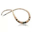  Navajo Native .925 Sterling Silver Graduated Heishi Spiny Oyster and Turquoise Native American Necklace 390585350050
