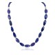 Navajo Nickel Natural Lapis Lazuli Native American Necklace 25317