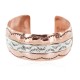 Navajo Sun .925 Sterling Silver Certified Authentic Handmade Native American Pure Copper Bracelet 92006-1 Navajo Sun .925 Sterling Silver Certified Authentic Handmade Native American Pure Copper Bracelet 92006-1