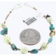 Certified Authentic Navajo .925 Sterling Silver Turquoise GASPEITE Native American Bracelet 371010613964