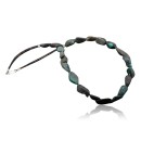 Nice Traditional Navajo .925 Sterling Silver Natural Turquoise Native American Necklace 15371-18