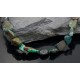 Nice Traditional Certified Authentic Navajo .925 Sterling Silver Natural Turquoise Native American Necklace 370842449533