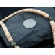 NiceCertified Authentic Navajo .925 Sterling Silver Graduated Melon Shell and Turquoise Native American Necklace 15262-50