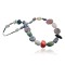 NiceCertified Authentic Navajo Native .925 Sterling Silver and Multicolor Natural Stone Native American Necklace 790103-2