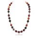 Nickel Certified Authentic Navajo Natural Carnelian Native American Necklace 25328