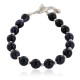 Nickel Certified Authentic Navajo Natural Purple Goldstone Native American Bracelet 13039-9