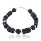 Nickel Certified Authentic Navajo Natural Purple Goldstone Native American Bracelet 13063-1