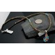 Petit Point Handmade Certified Authentic Zuni .925 Sterling Silver Multicolor and Turquoise Native American Necklace 370883660270
