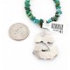 Petit Point Handmade Certified Authentic Zuni .925 Sterling Silver Multicolor and Turquoise Native American Necklace 371046957046