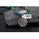 Petit Point Handmade Certified Authentic Zuni .925 Sterling Silver Multicolor Native American Necklace 390743187700