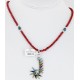 Petit Point Handmade Certified Authentic Zuni .925 Sterling Silver Multicolor Stones and Turquoise Native American Necklace 371058569934