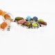 Petit Point Handmade Certified Authentic Zuni .925 Sterling Silver Multicolor Stones and Turquoise Native American Necklace 390803790800