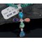 Petit Point Handmade Certified Authentic Zuni .925 Sterling Silver Multicolor Stones Native American Necklace 390675028354