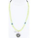 Petit Point Handmade Certified Authentic Zuni .925 Sterling Silver MULTICOLOR Stones Native American Necklace 390789094231