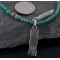 Petit Point Handmade Zuni .925 Sterling Silver Multicolor Stones Turquoise Native American Necklace 390651280867