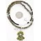 Petit Point Handmade Zuni .925 Sterling Silver Natural Gaspeite Native American Necklace 390805452198