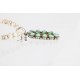 Petit Point Handmade Certified Authentic Zuni .925 Sterling Silver SERAPHINITE and Turquoise Native American Necklace 390789448897