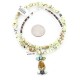 Petit Point Handmade Certified Authentic Zuni .925 Sterling Silver Turquoise Gaspeite Native American Necklace 371046937241