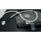 Petit Point Handmade Certified Authentic Zuni .925 Sterling Silver Turquoise Native American Necklace 370838132531