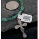 Petit Point Handmade Certified Authentic Zuni .925 Sterling Silver Turquoise Native American Necklace 370891989878