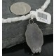 Petit Point Handmade Certified Authentic Zuni .925 Sterling Silver Turquoise Native American Necklace 370925367814