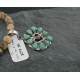Petit Point Handmade Certified Authentic Zuni .925 Sterling Silver Turquoise Native American Necklace 370929946080
