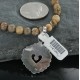Petit Point Handmade Certified Authentic Zuni .925 Sterling Silver Turquoise Native American Necklace 370929946080