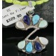Petit Point Handmade Certified Authentic Zuni .925 Sterling Silver Turquoise Native American Necklace 370933391445