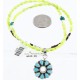 Petit Point Handmade Certified Authentic Zuni .925 Sterling Silver Turquoise Native American Necklace 371006137183