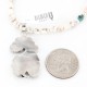 Petit Point Handmade Certified Authentic Zuni .925 Sterling Silver Turquoise Native American Necklace 371028070784