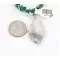 Petit Point Handmade Zuni .925 Sterling Silver Turquoise Native American Necklace 371049344451