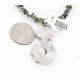 Petit Point Handmade Certified Authentic Zuni .925 Sterling Silver Turquoise Native American Necklace 371051824655